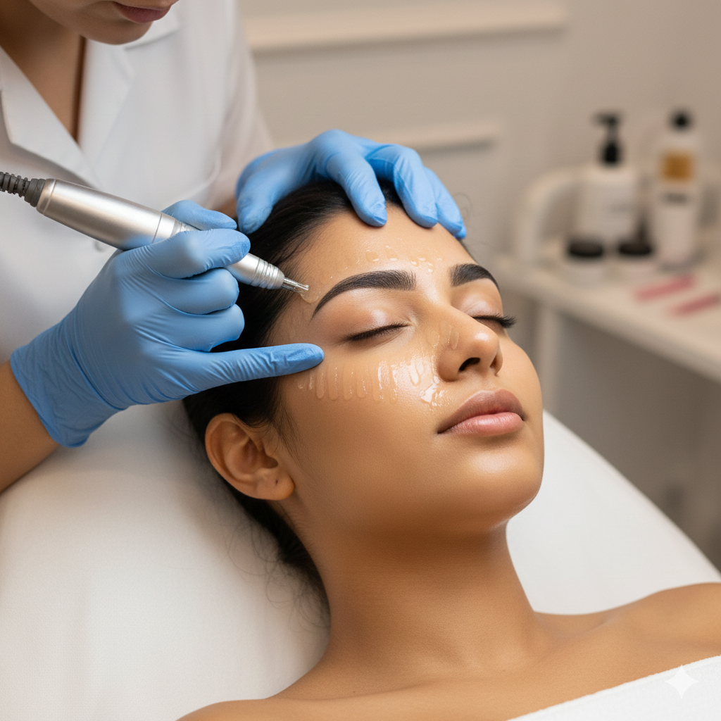 BB glow facial treatment for radiant skin