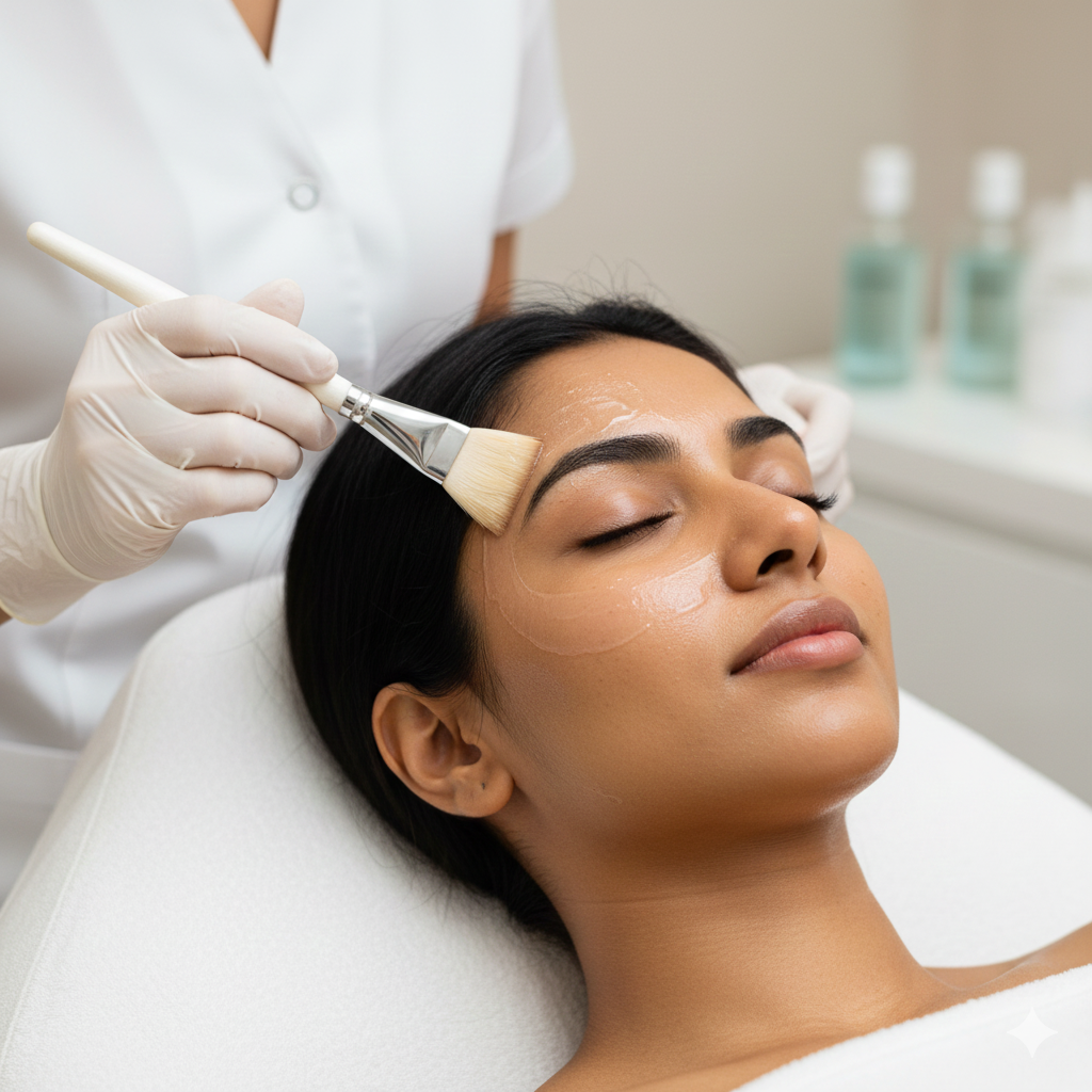 Chemical peel treatment for skin rejuvenation