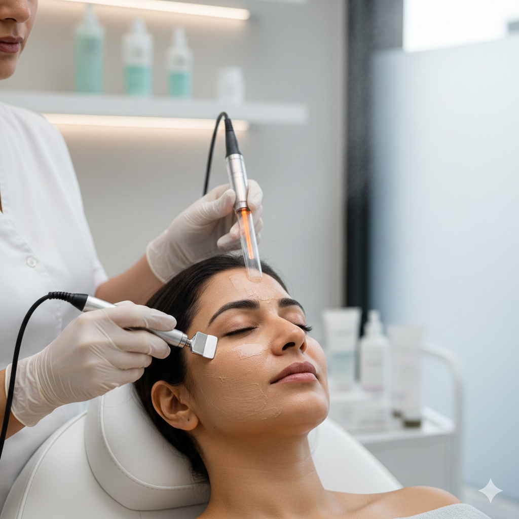 Medi Facial treatment for glowing skin in Kota